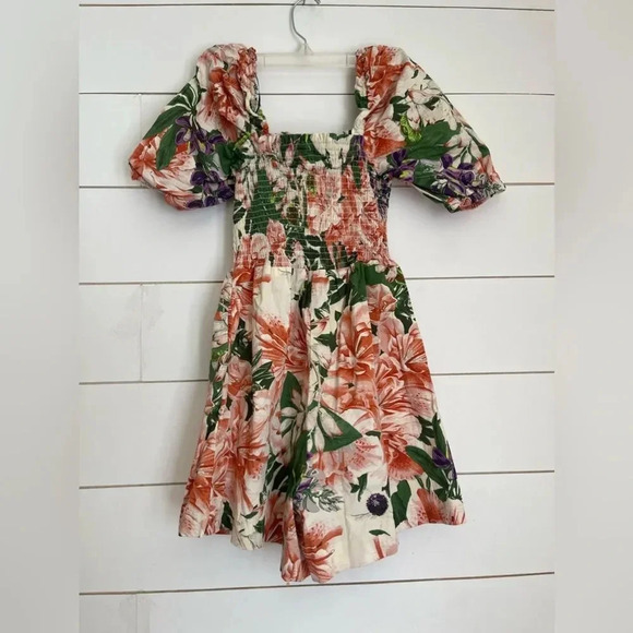 H&M Floral Puff Sleeve Romper - Picture 8 of 9
